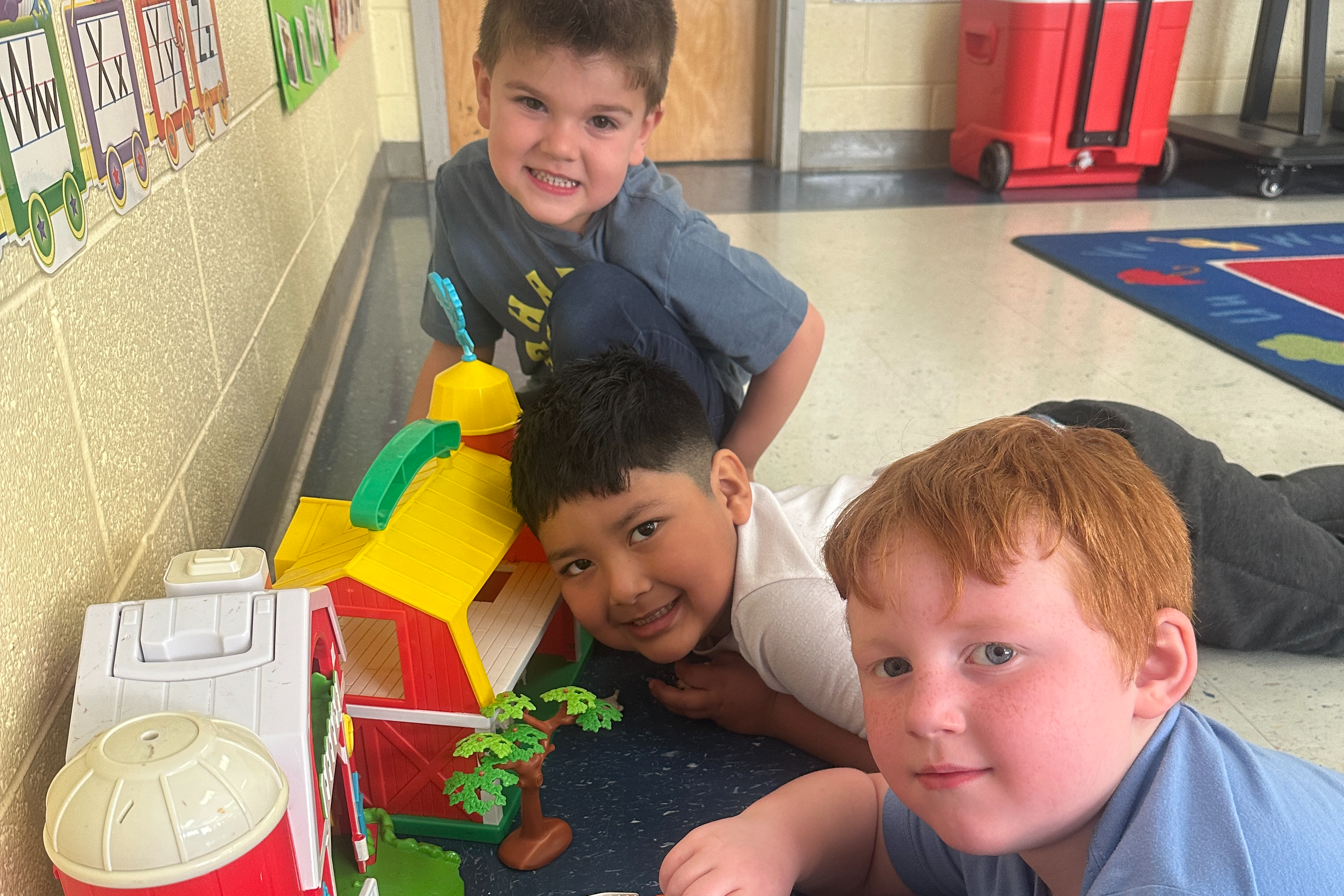 preschool children playing