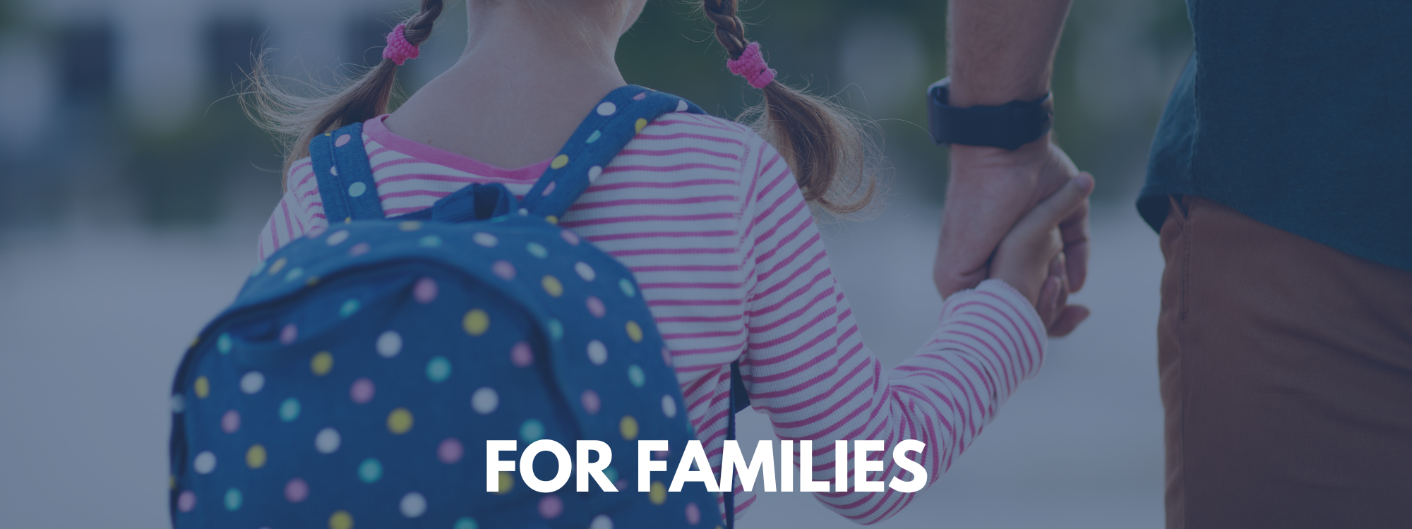 header image for families department