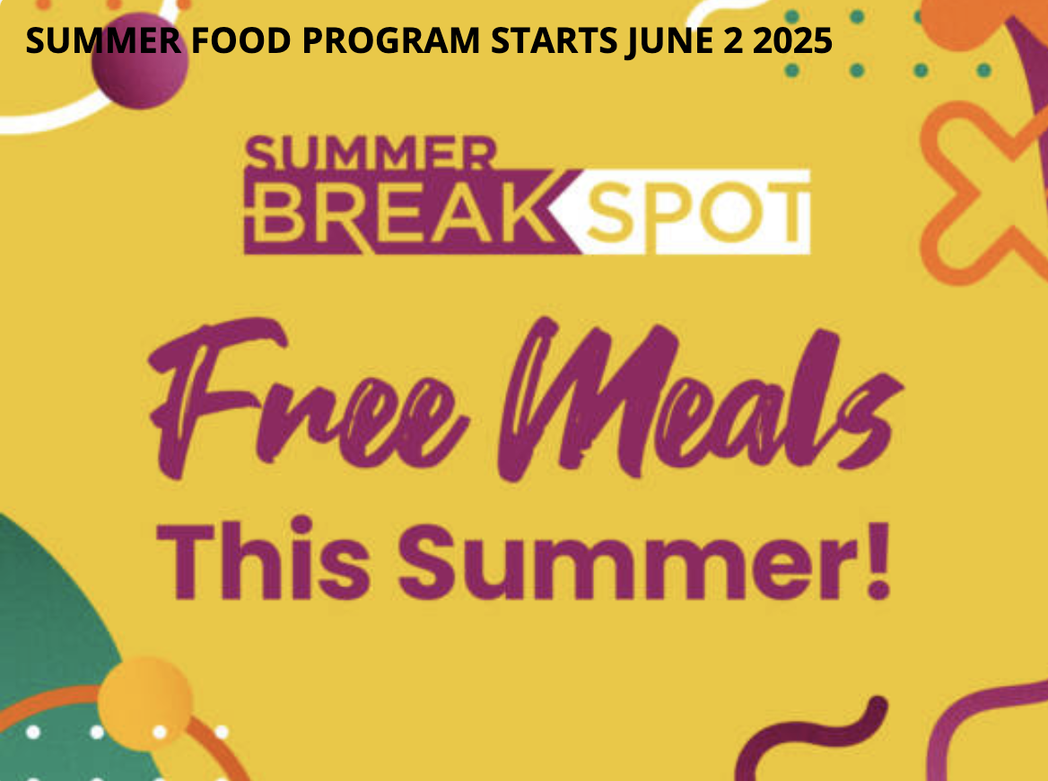Free Meals this summer banner