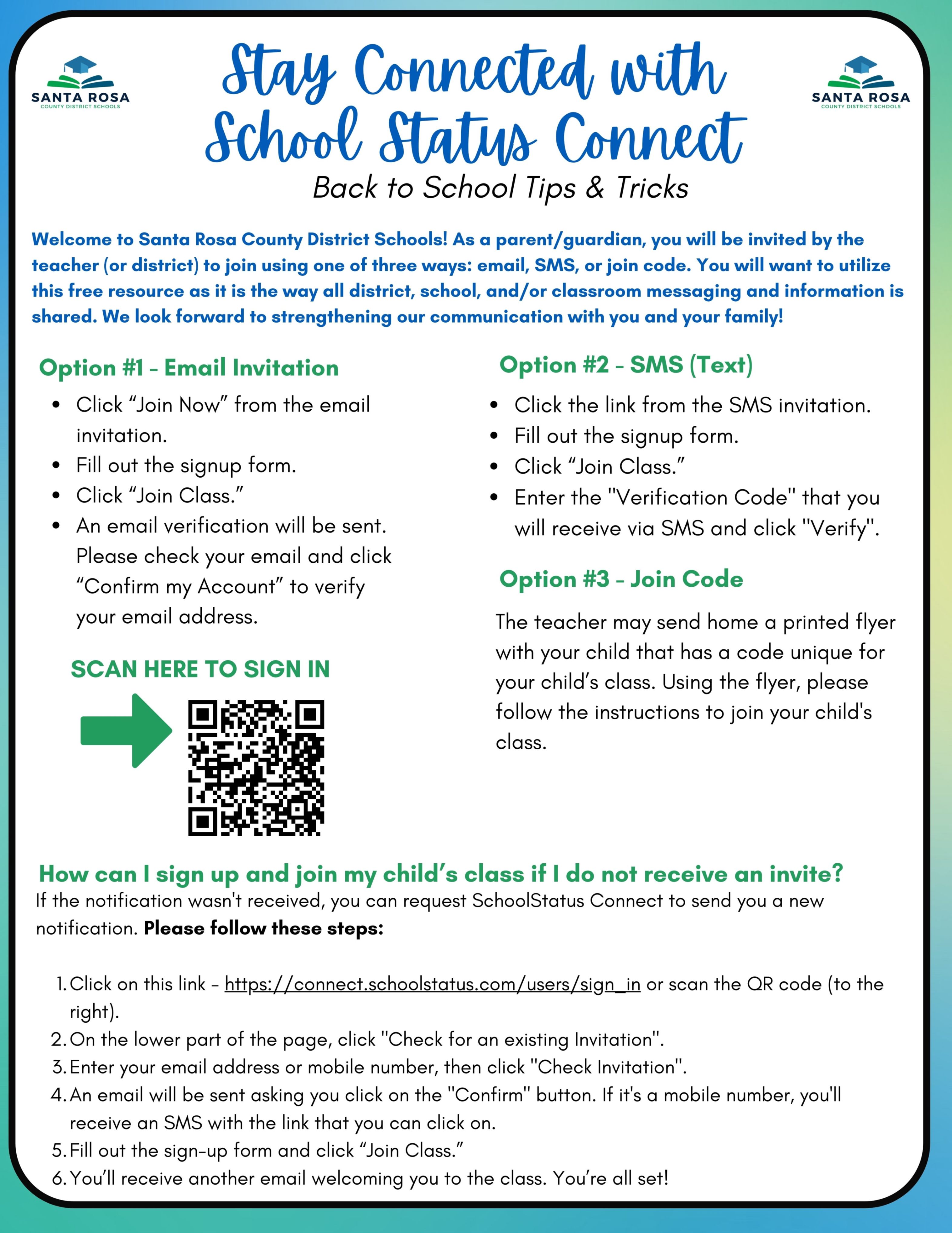 stay connected with schoolstatus connect