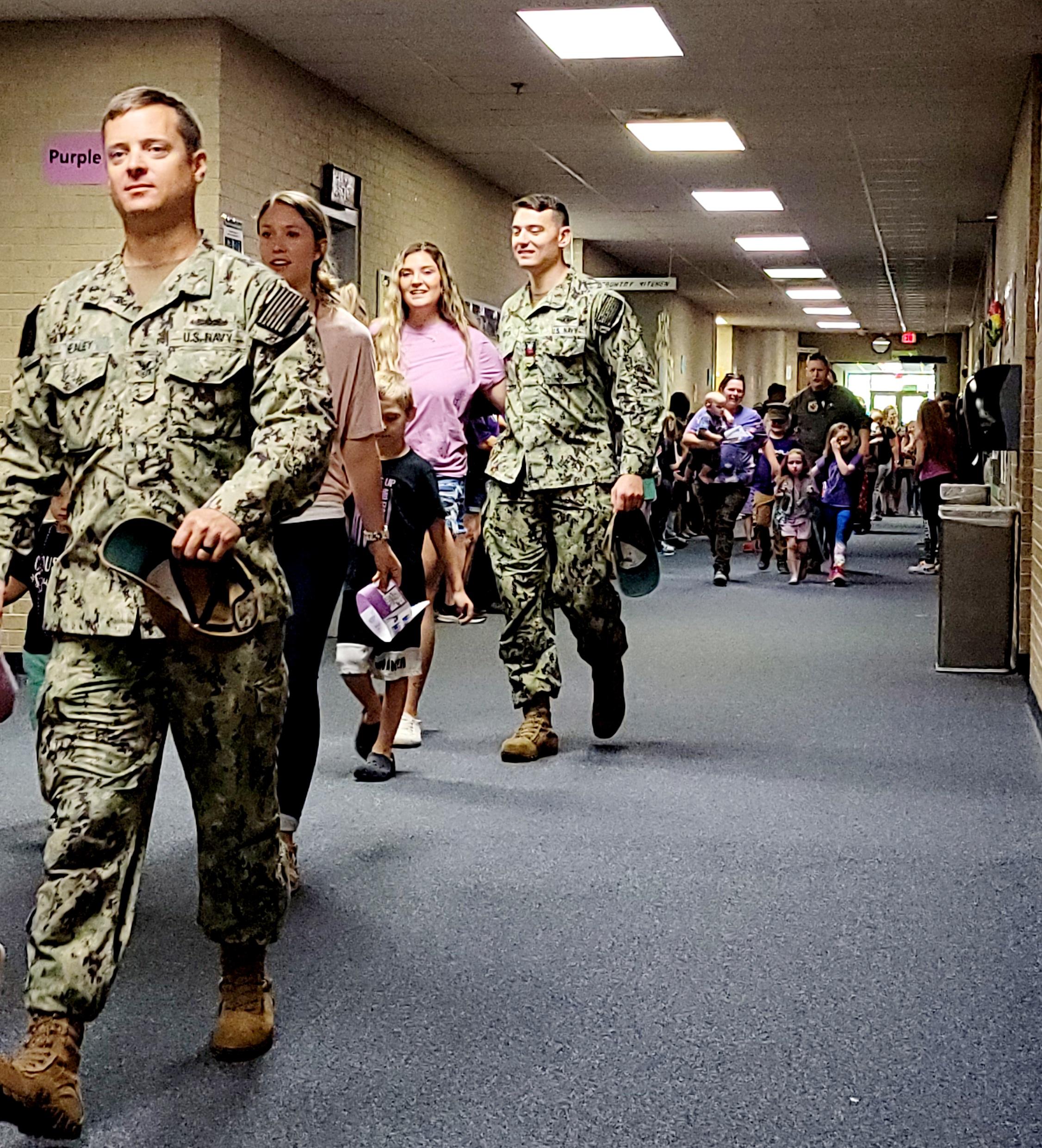 militaries smiling