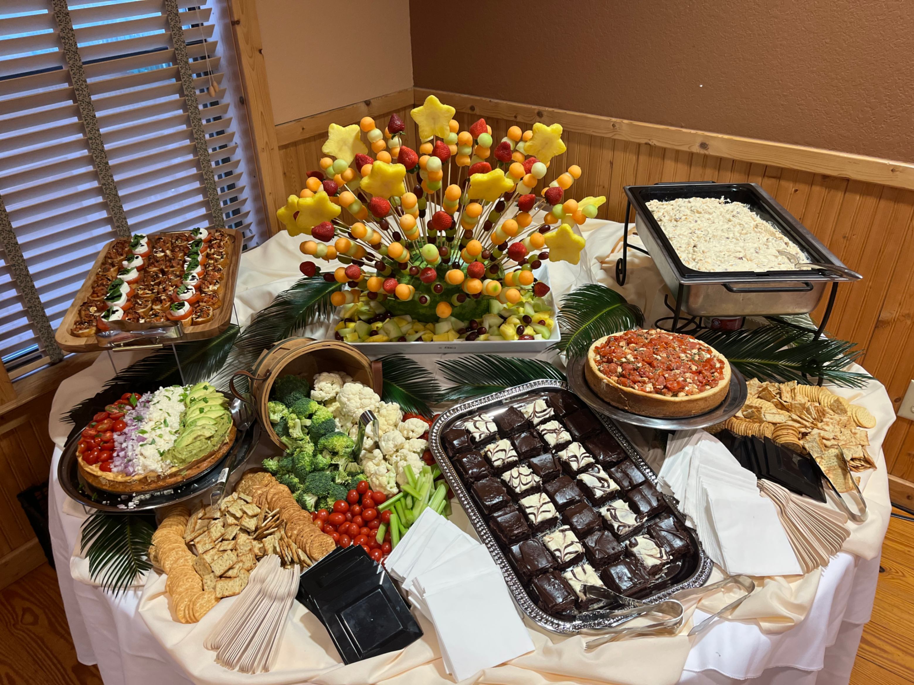 food in display