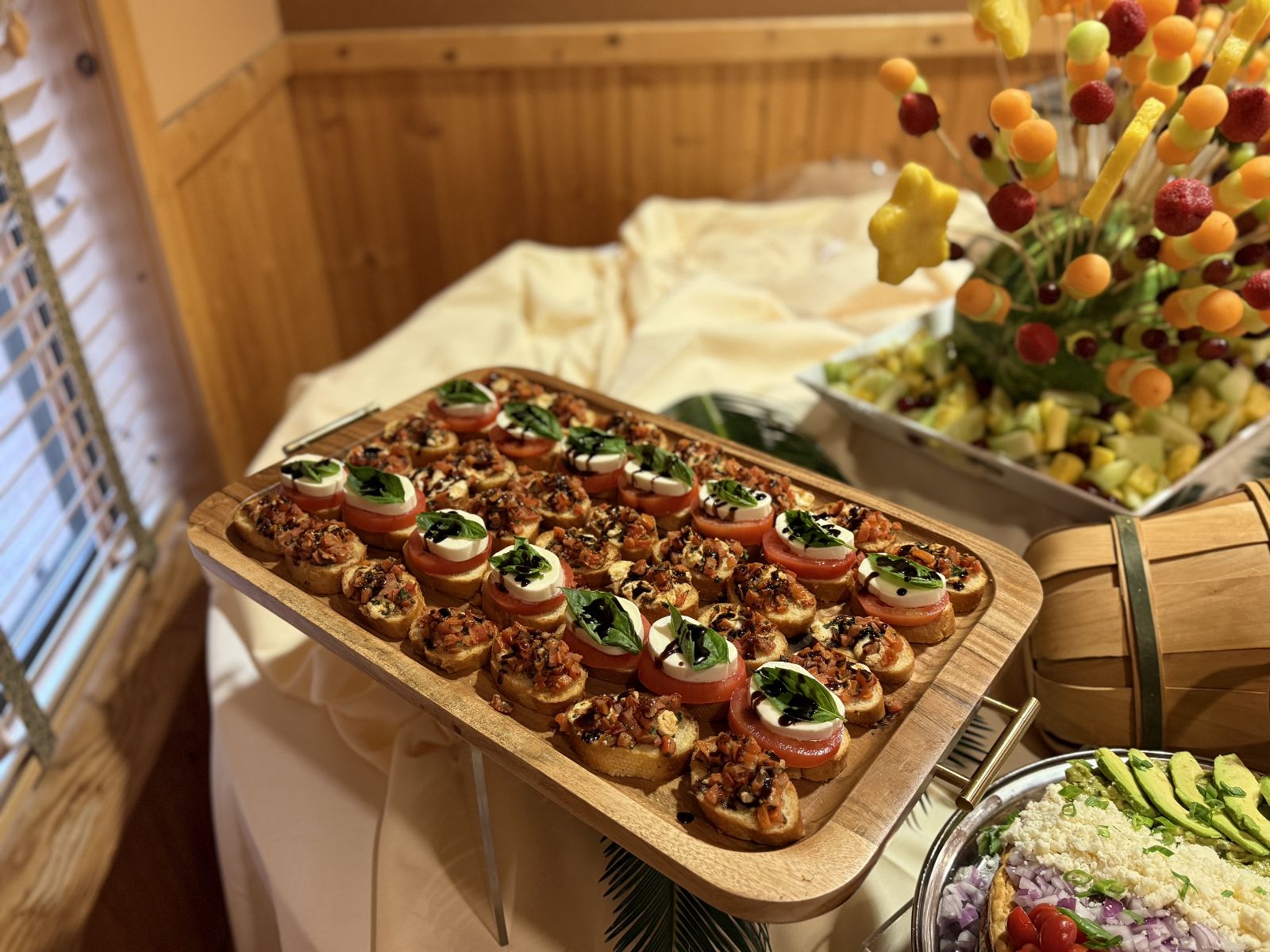 food in display