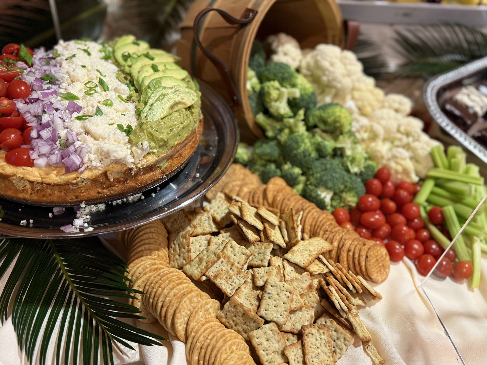food in display