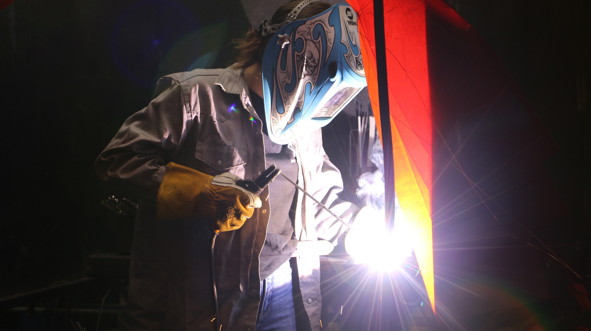 Student Welding