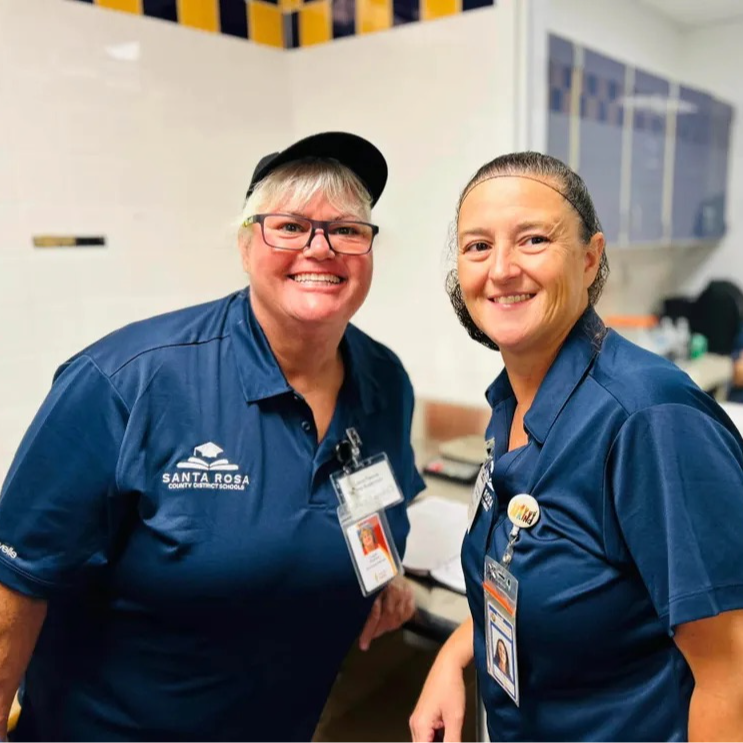 food services members working
