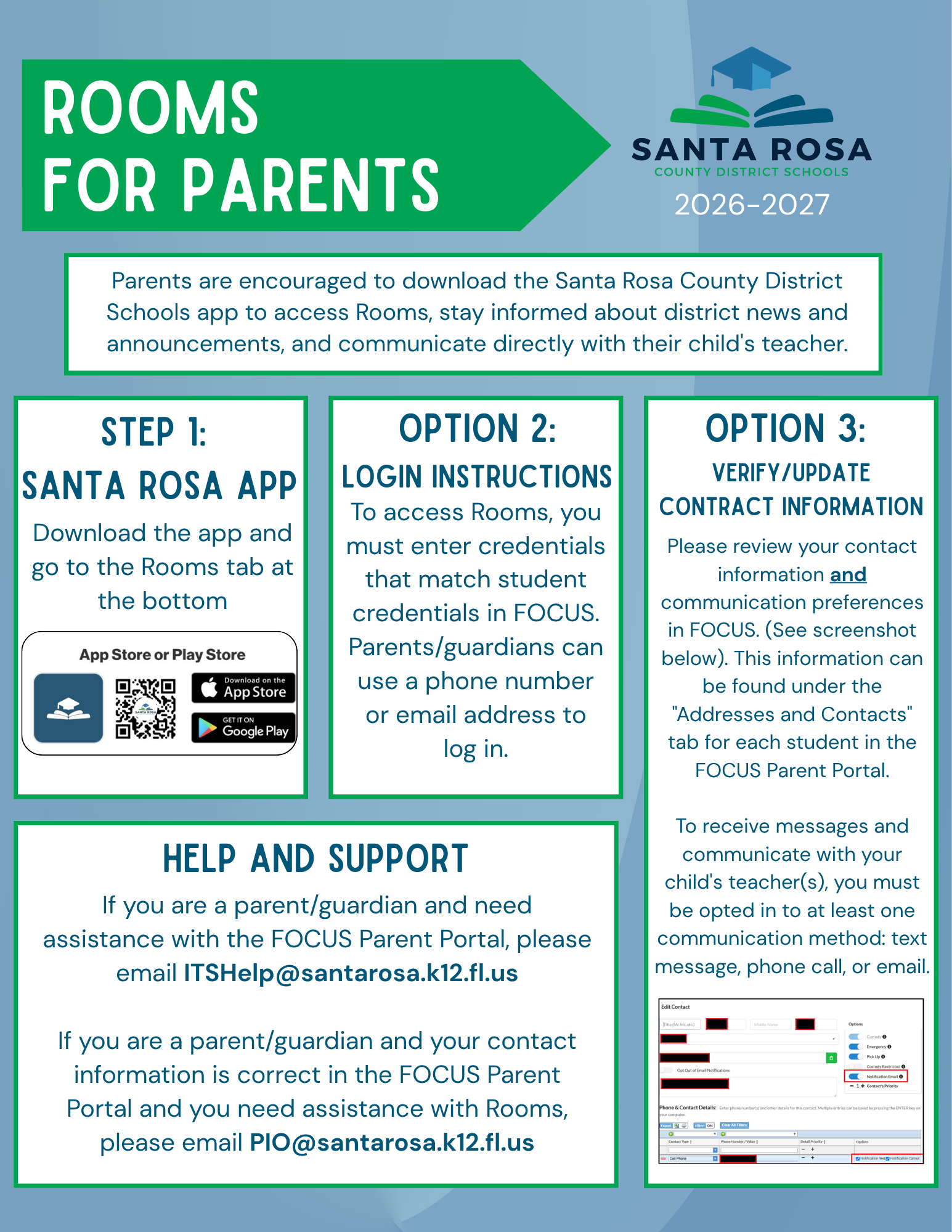 Rooms for Parents