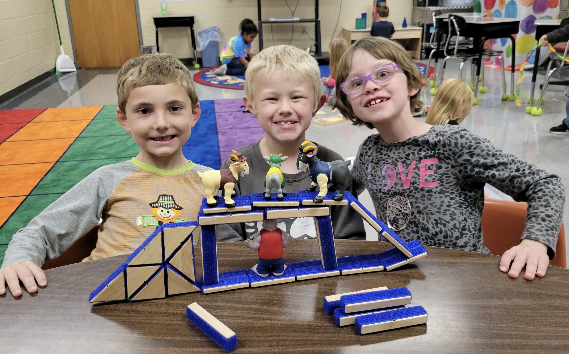 Elementary STEM students