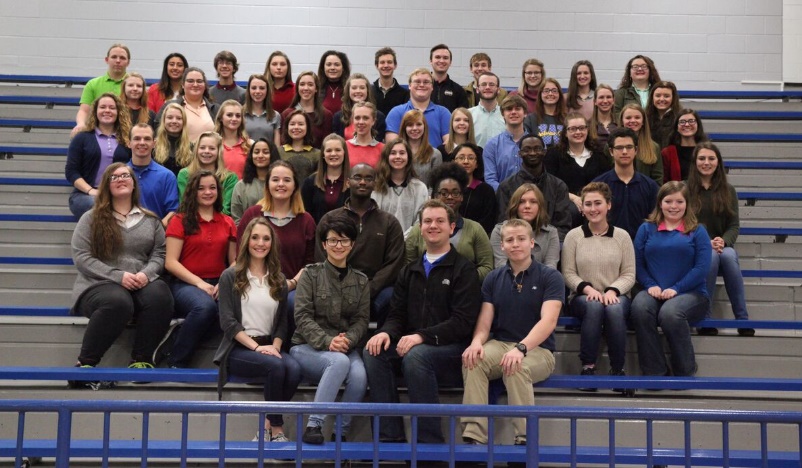 students smiling