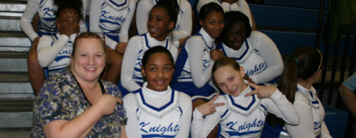 cheerleading team