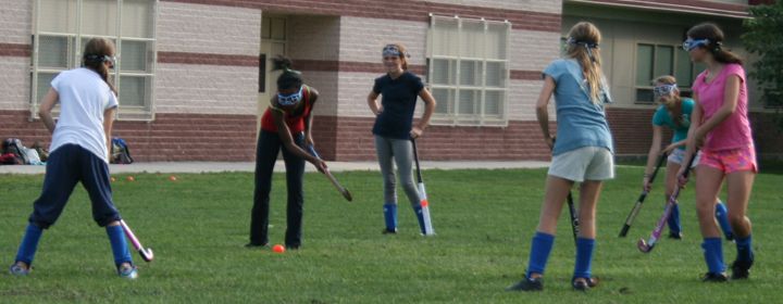 field hockey game