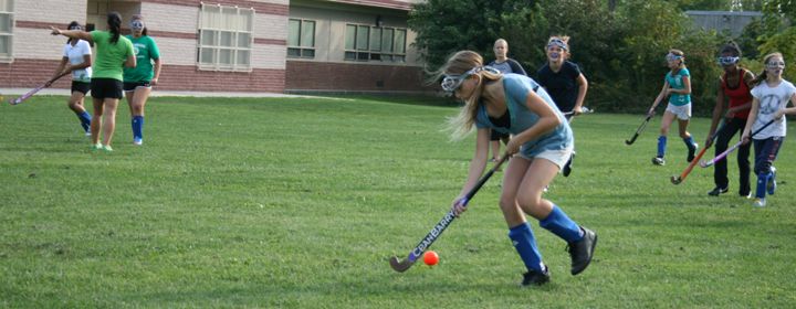 field hockey game