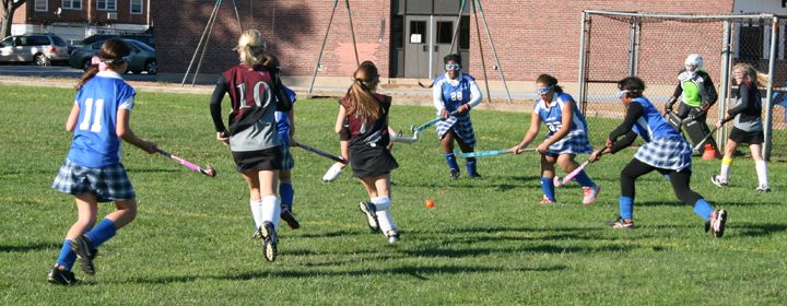 field hockey game