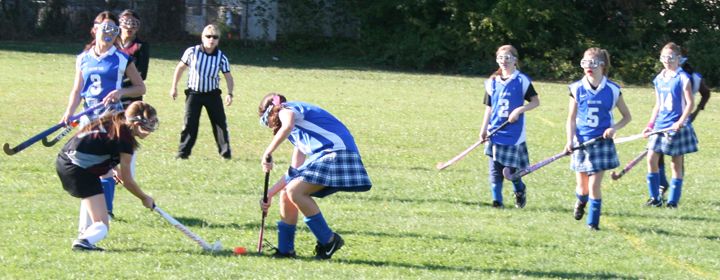 field hockey game