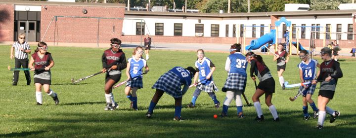 field hockey game