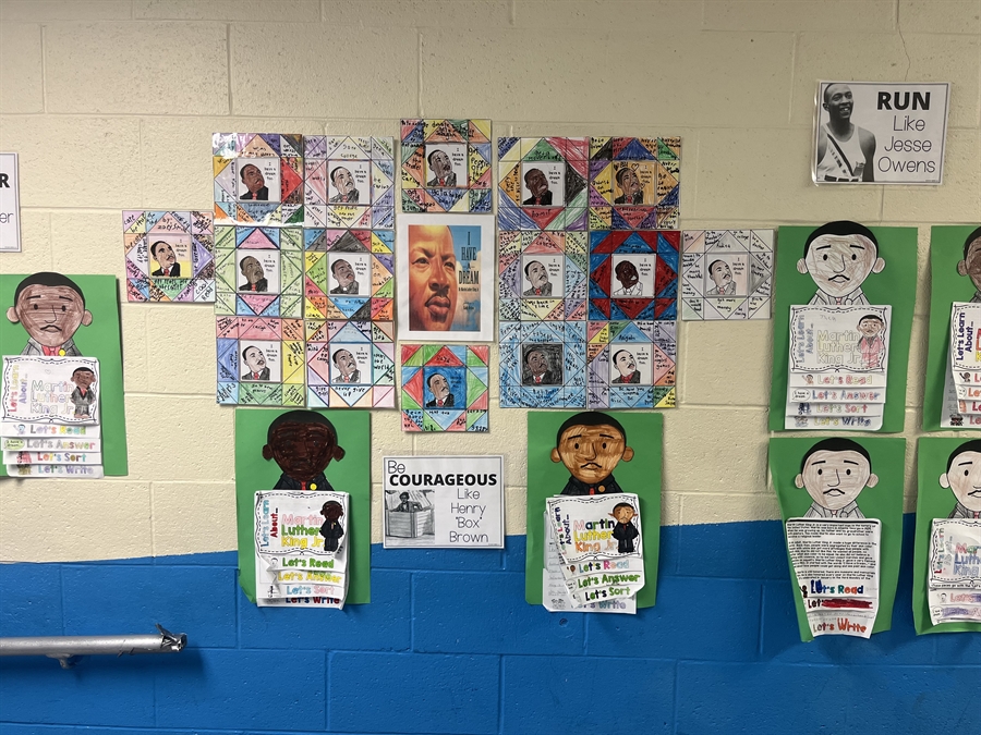 Delcroft Celebrates Black History Month with student projects!