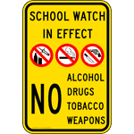 School safety sign