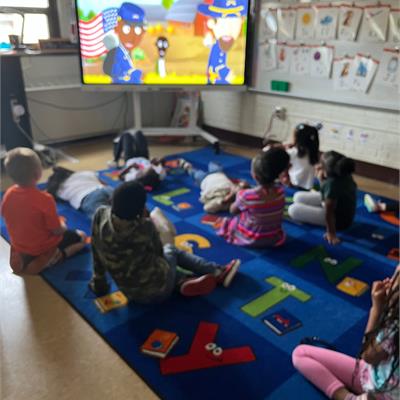 students working inside the classroom