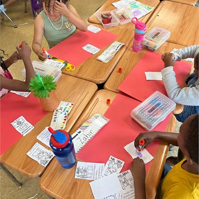 students working inside the classroom