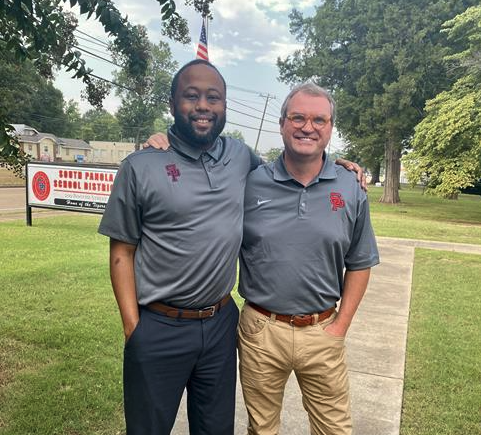 Dr. Del Phillips, Superintendent and Dr. Jamone Edwards, Assistant Superintendent