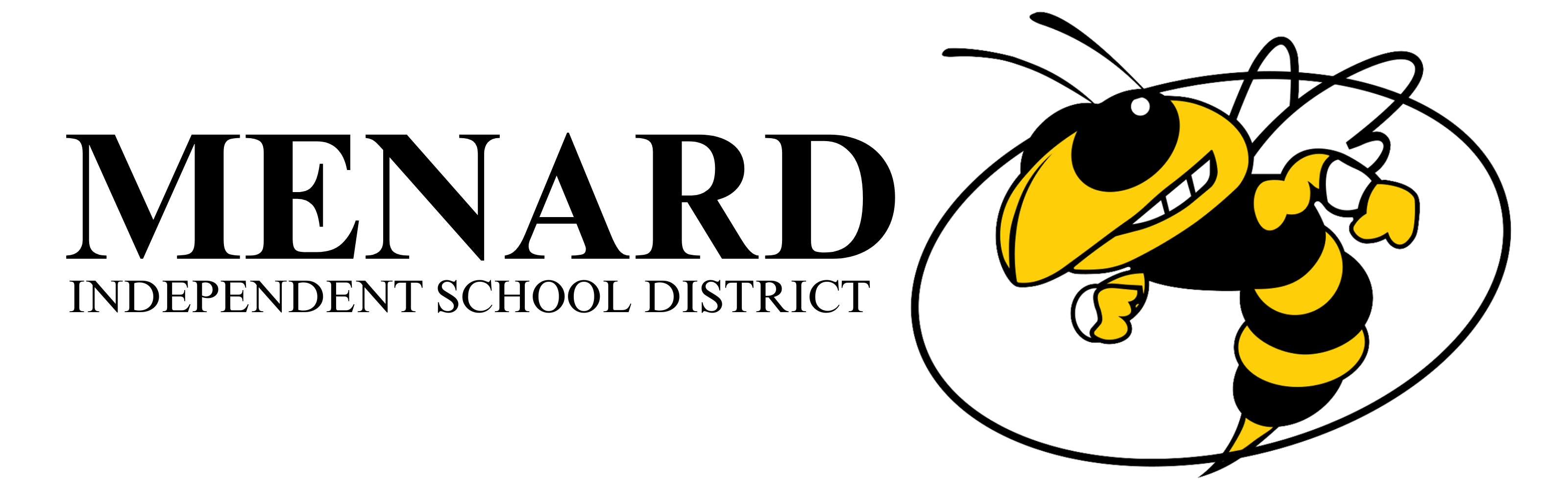 Menard Independent School District Graphic and the Yellow Jacket 