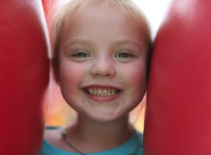 kid smiling