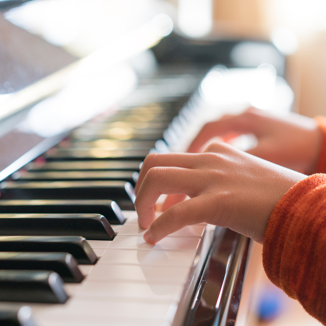 Playing piano