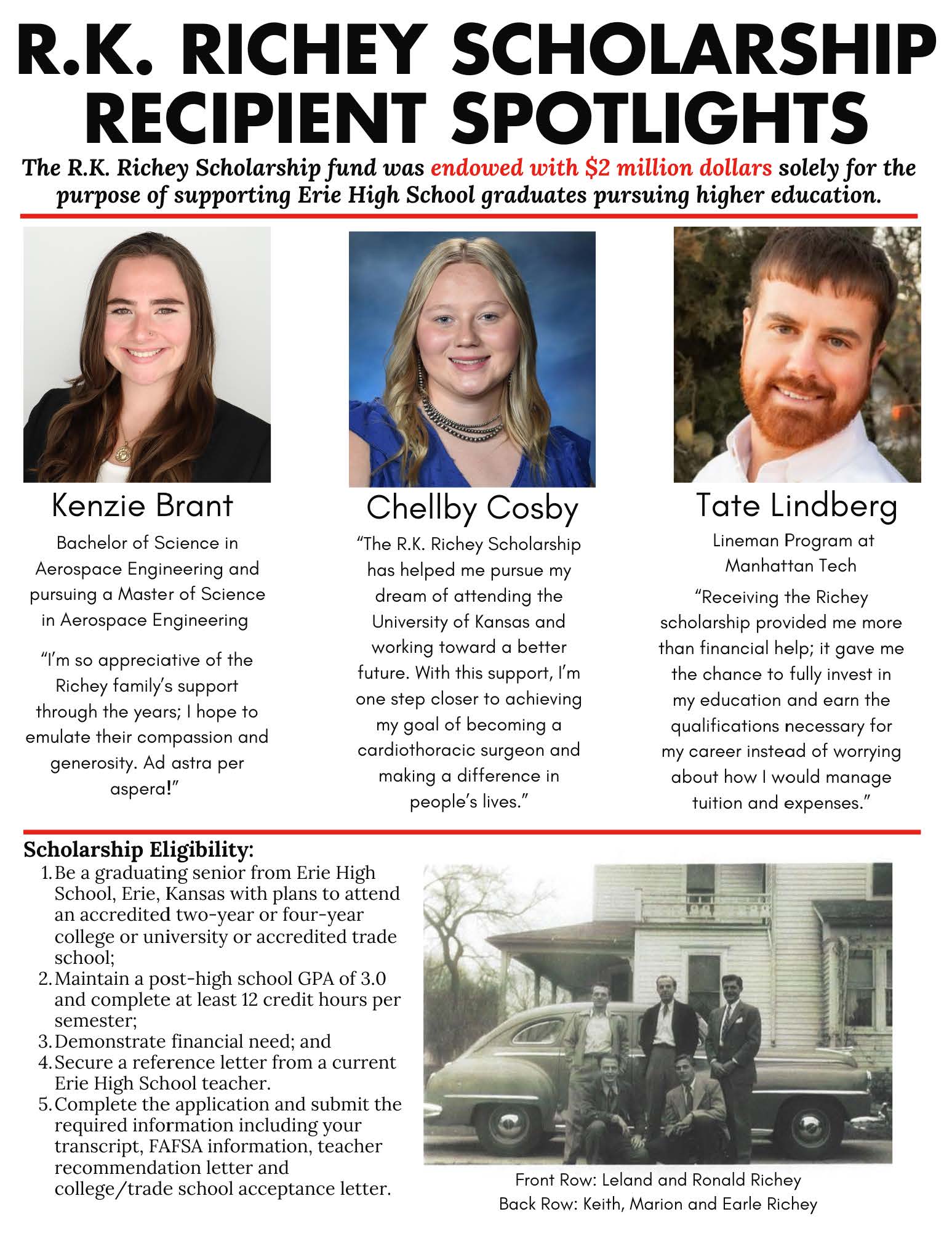 R. K. Richey Scholarship information