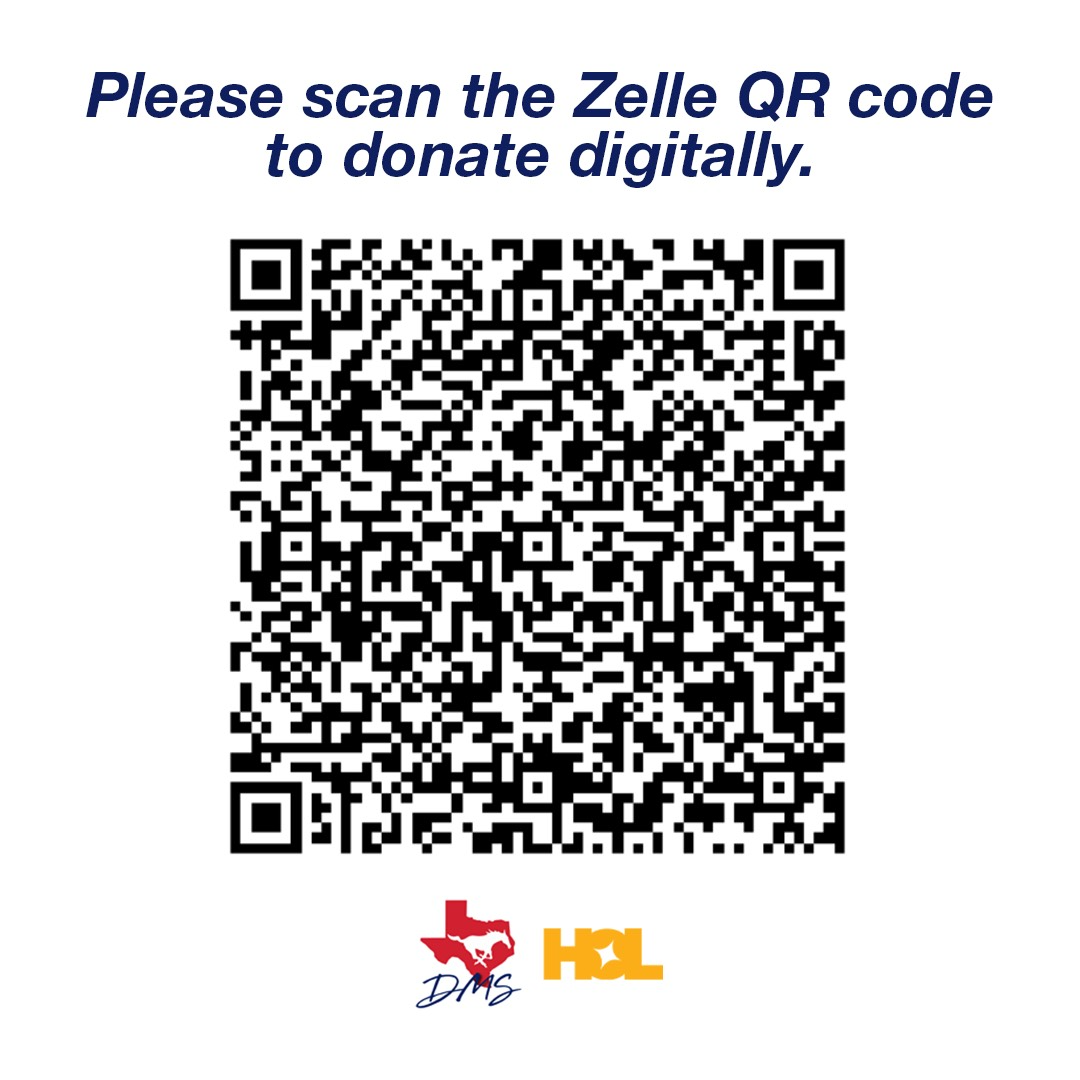 A Zelle QR code to donate digitally to Mrs. Ford.