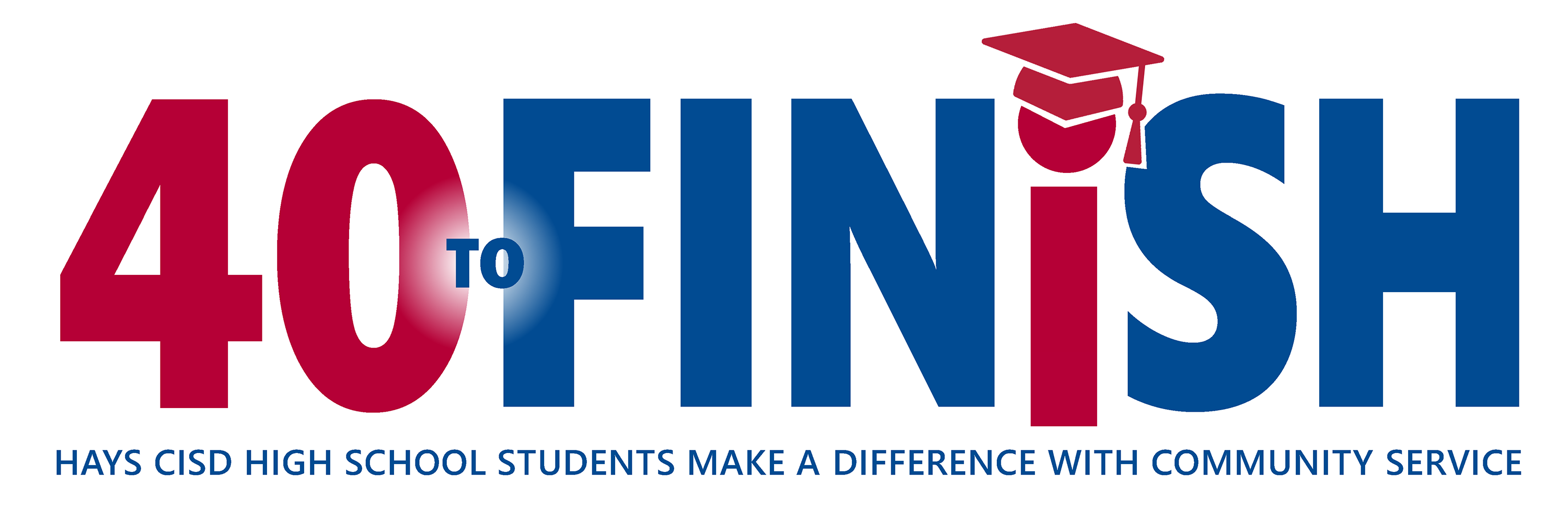 40 to Finish Student Service Hours Logo