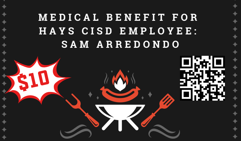 Medical benefit for Hays CISD Employee: Sam Arredondo