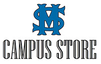 A logo featuring the letters 'MS' in blue above the text 'CAMPUS STORE' in black, stylized font.