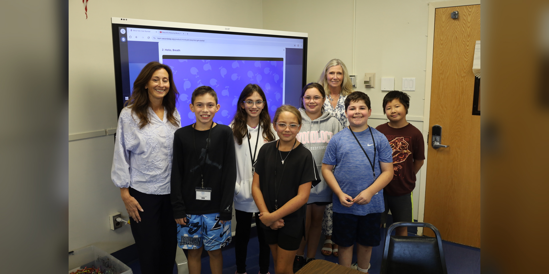 Students and instructors in classroom setting