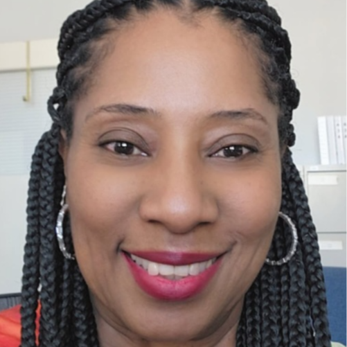 woman smiling