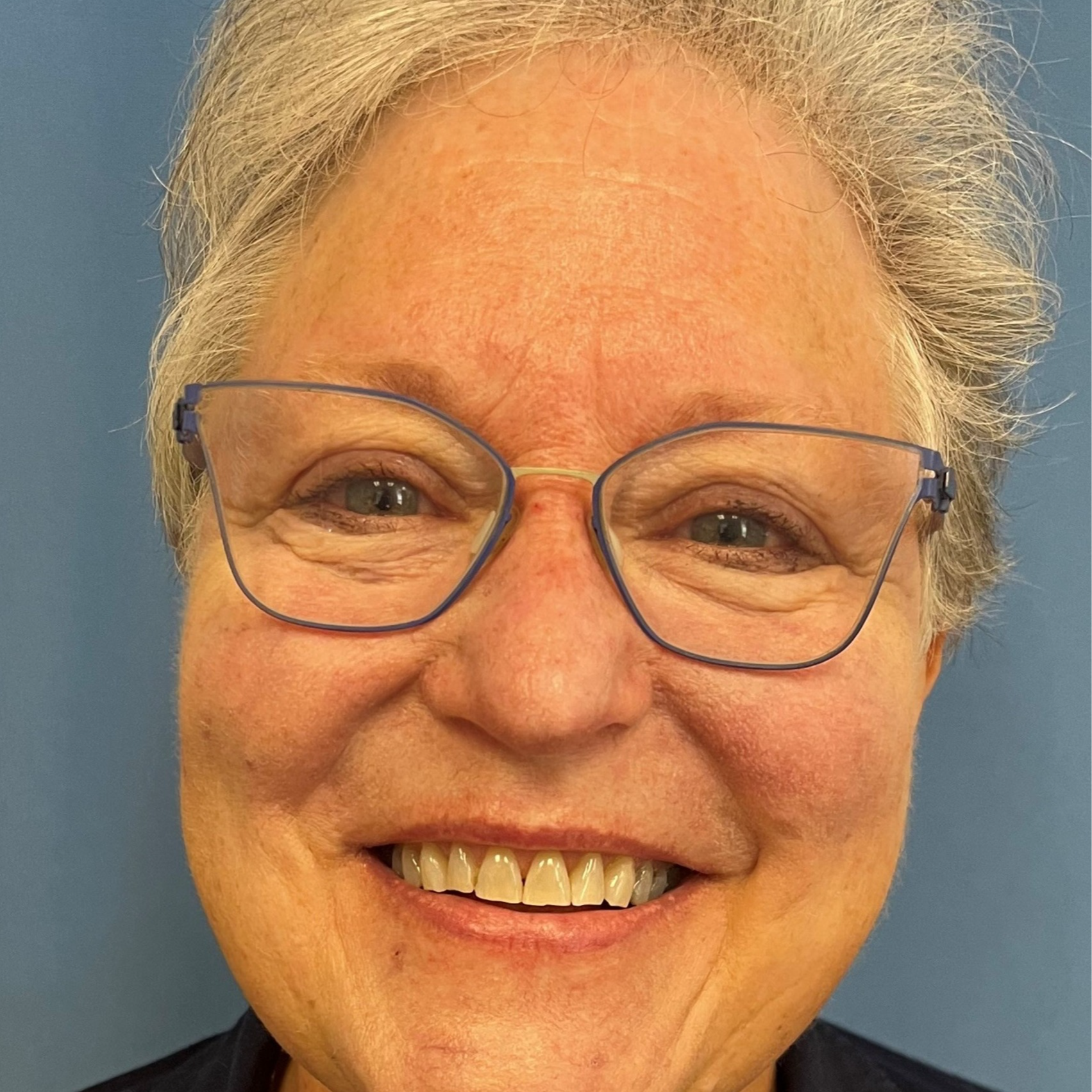 woman smiling