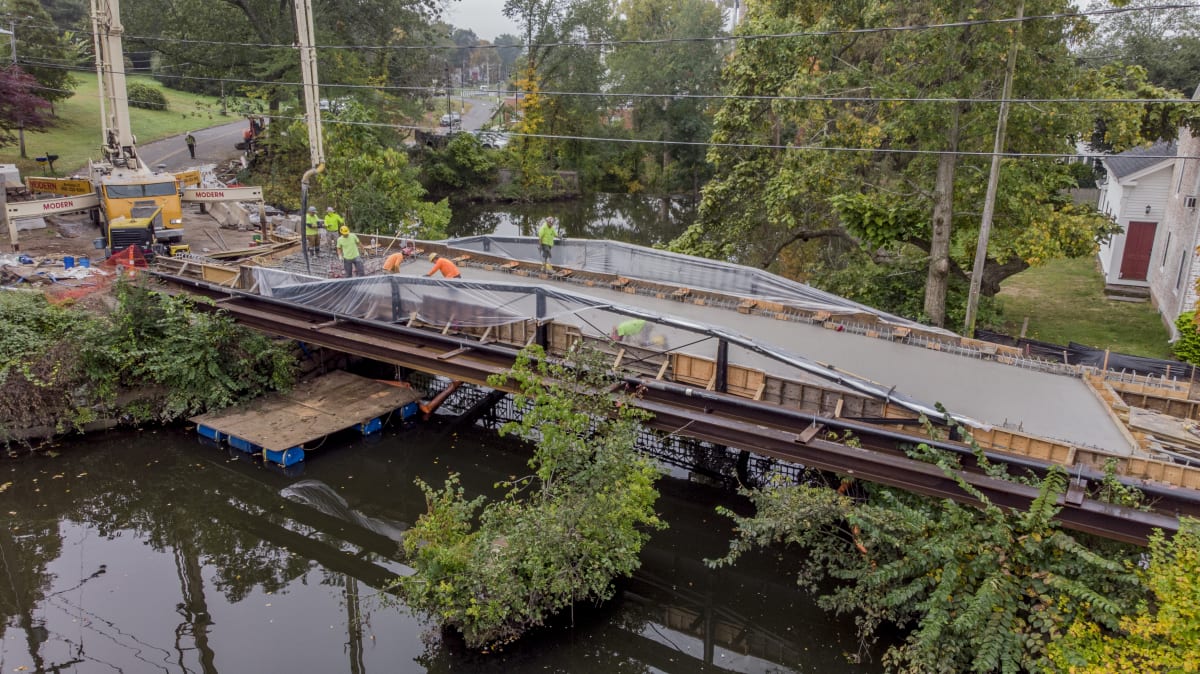 Bridge under construction