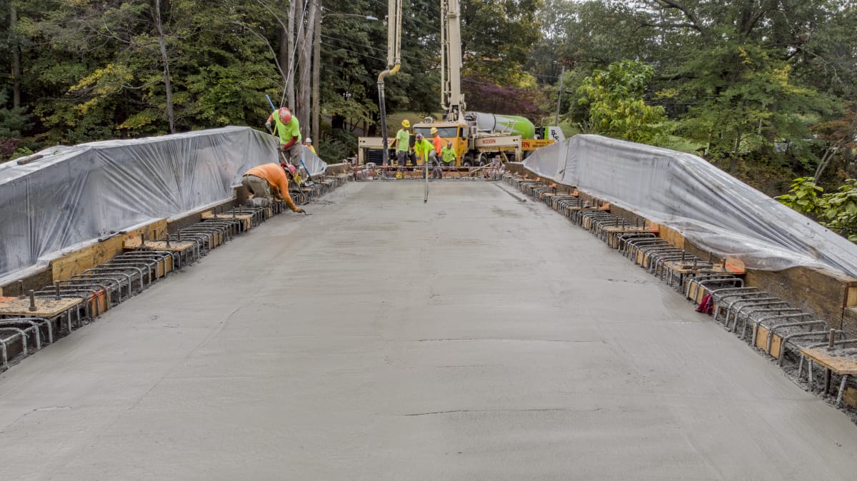 Bridge under construction