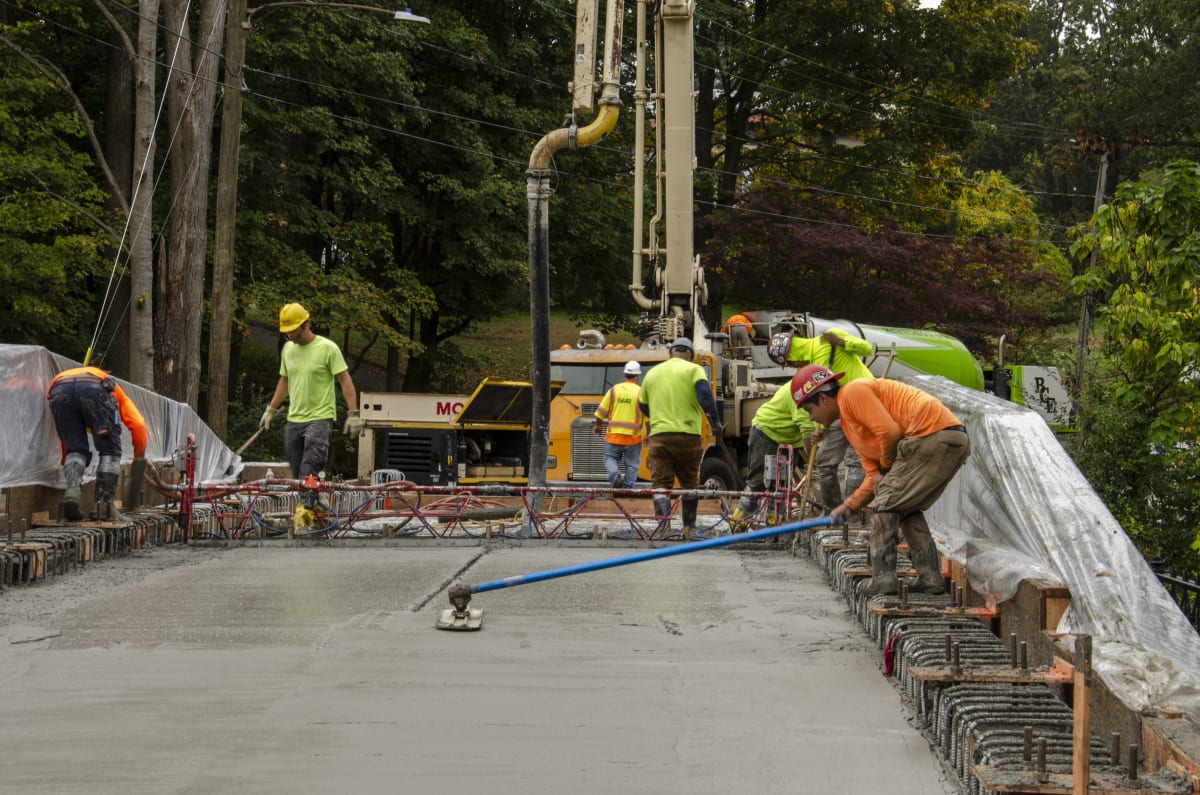 Bridge under construction