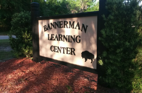 Bannerman Learning Center sign