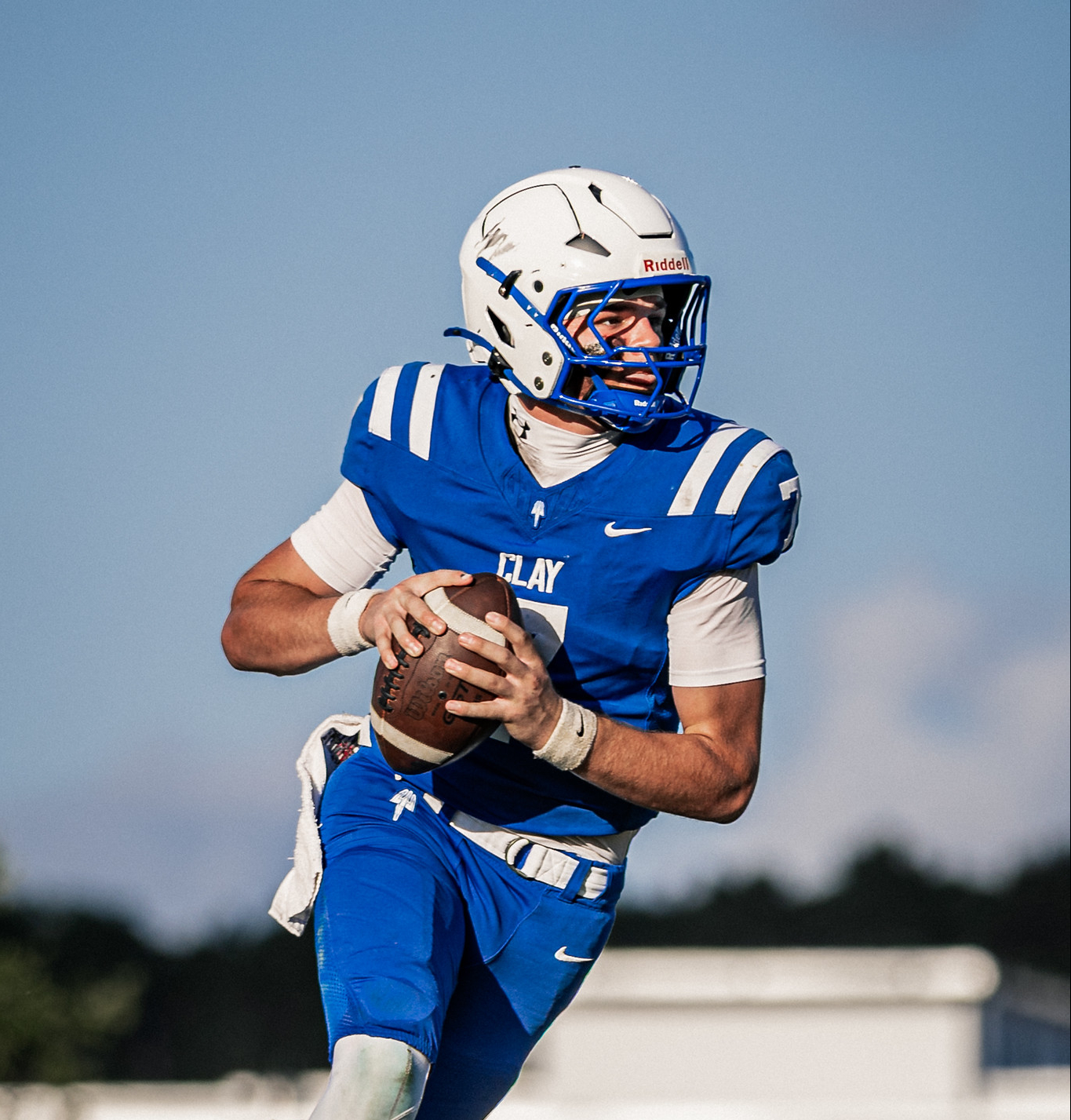 clay high school football helmet Football