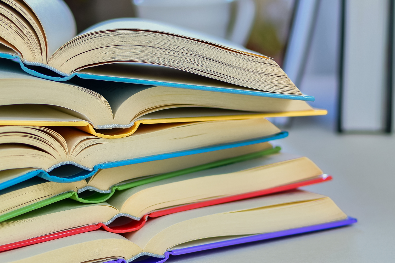 stack of books