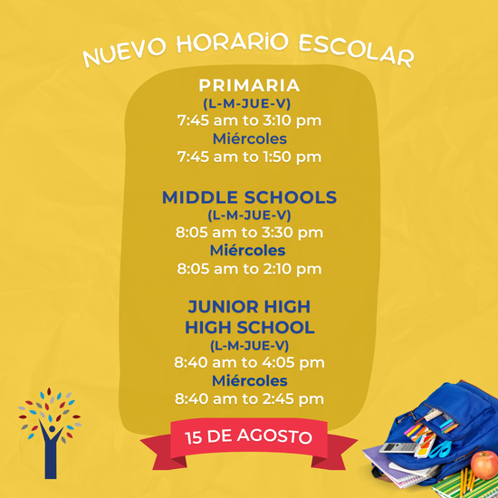 Bell Schedule - Spanish