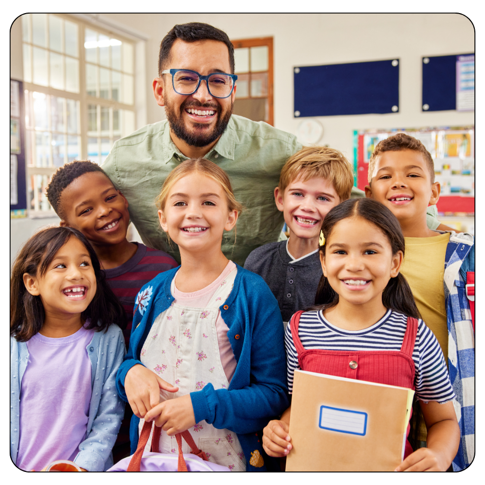 teacher and students