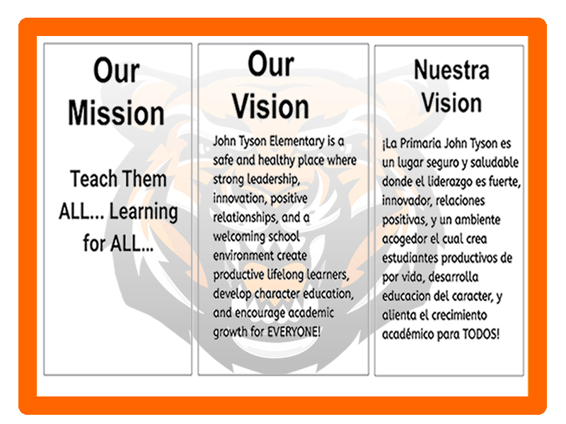Our Mission - Our Vision - Nuestra Vision