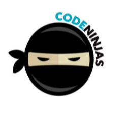 Logo featuring a ninja mask with "CODENinjas" text above on a white background.
