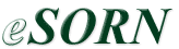 The image features the stylized text 'eSORN' in green, with a distinctive font where the 'e' is in a different style than the rest of the letters.