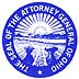 The official seal of the Attorney General of Ohio, featuring a sun rising over a landscape with the text 'THE SEAL OF THE ATTORNEY GENERAL OF OHIO' encircling it.