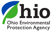 The logo of the Ohio Environmental Protection Agency featuring the word 'Ohio' in bold letters, accompanied by a green leaf design.