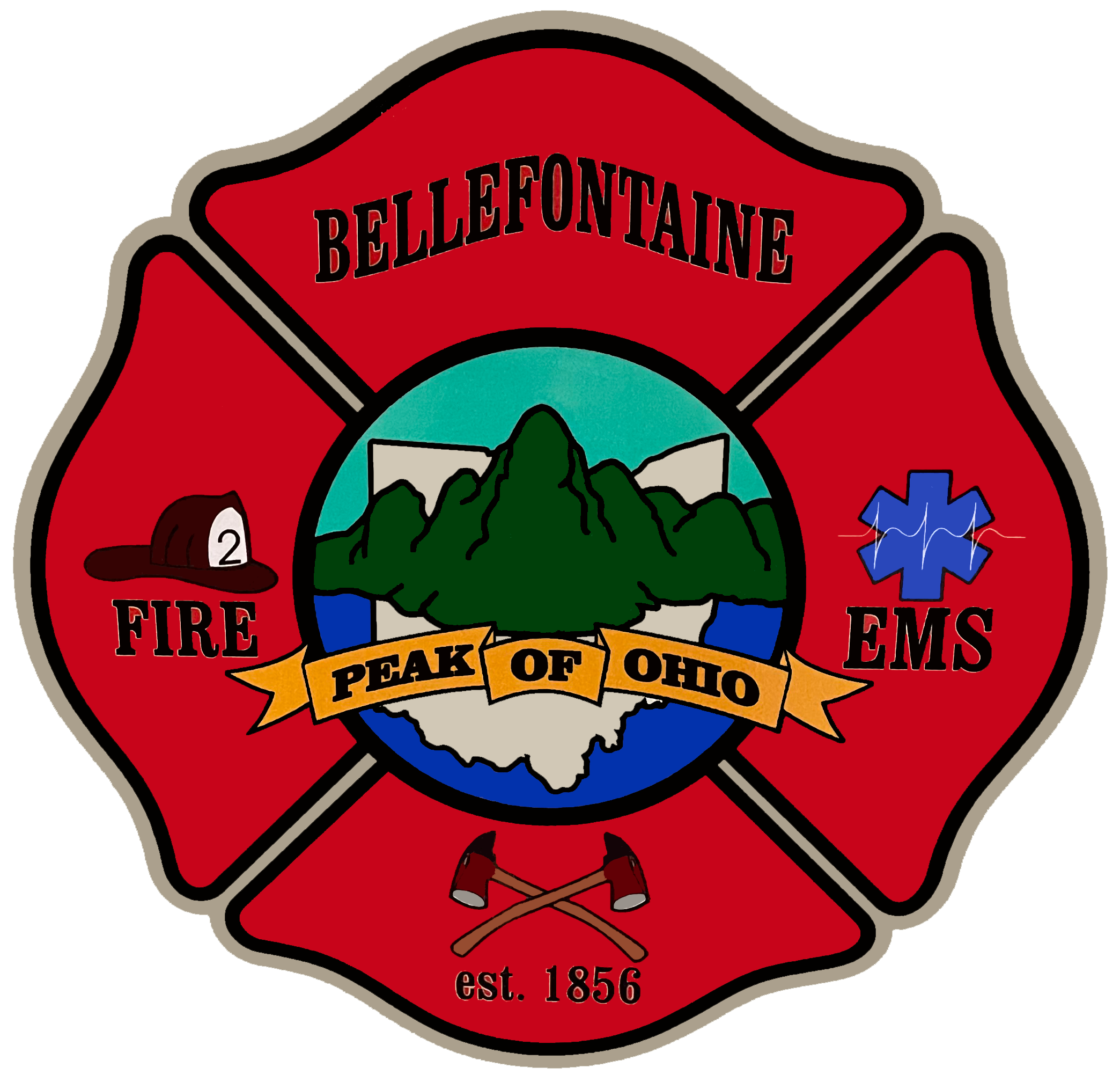 Bellefontaine Fire Department Logo