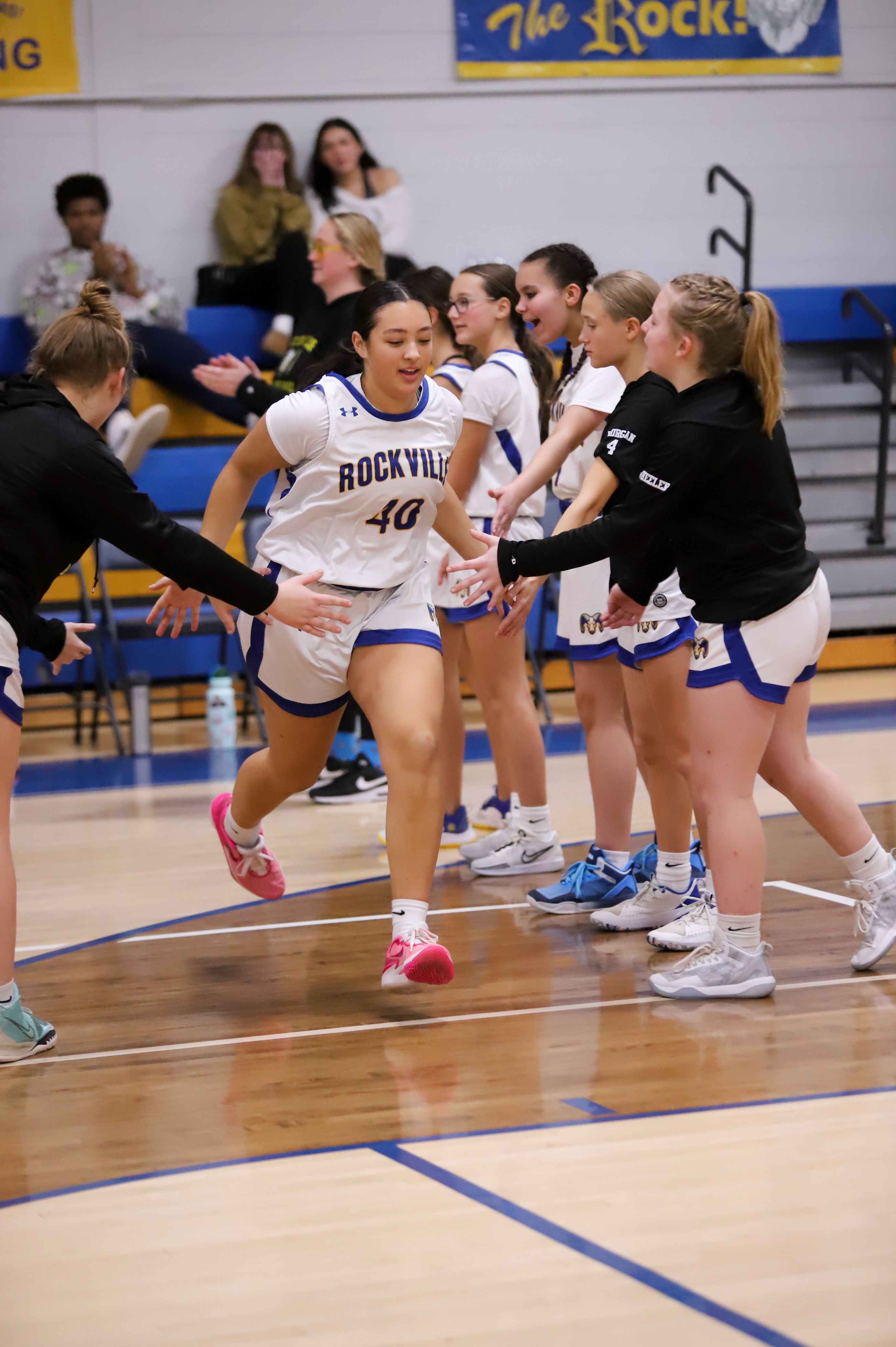 girls playing basketball